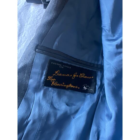 Harringtons Women’s Small Custom Skirt Suit Grey Wool Tailored Classic Vintage - Picture 4 of 5